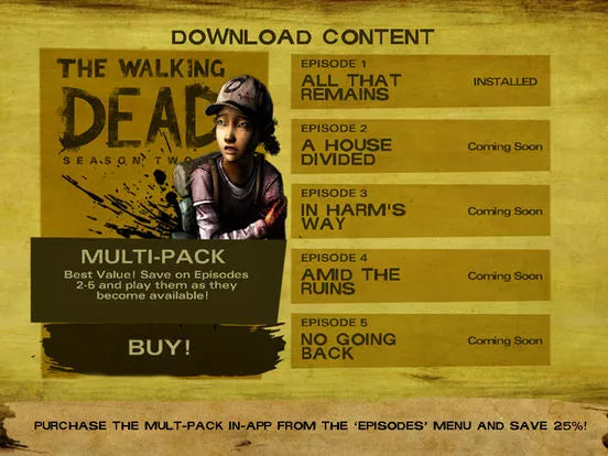The Walking Dead: Season Two - Xbox 360 spill - Retrospillkongen