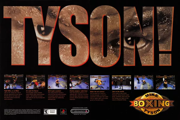Mike Tyson Boxing - PS1 spill - Retrospillkongen