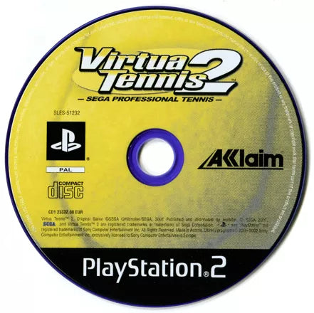 Virtua Tennis 2 - PS2 Spill
