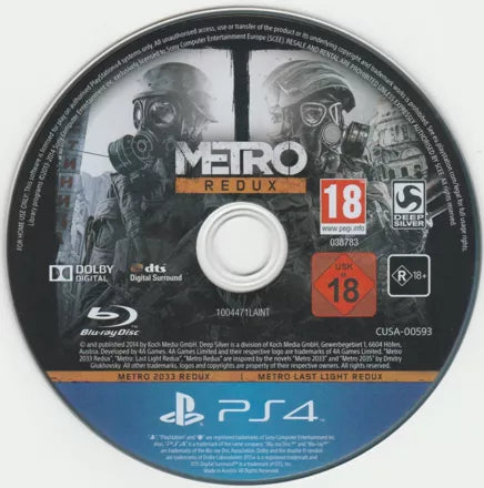 Metro: Redux - PS4 Spill - Retrospillkongen