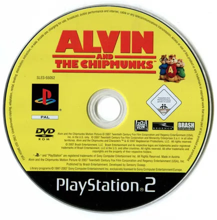 Alvin and the Chipmunks - PS2 spill - Retrospillkongen