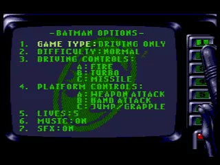 Batman Returns - SEGA Mega-CD spill