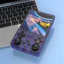 R36S Plus - Retro Spill Konsoll, Open Source, 128GB, med 20.000+ spill