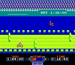 Excitebike - NES spill - Retrospillkongen