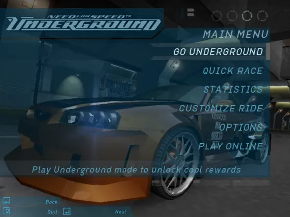 Need for Speed Underground - Xbox spill