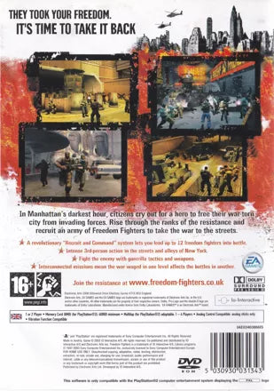 Freedom Fighters - PS2 Spill