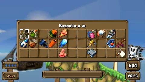 Worms: Open Warfare 2 - PSP spill - Retrospillkongen
