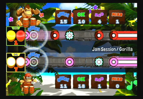 Donkey Konga - GameCube spill - Retrospillkongen
