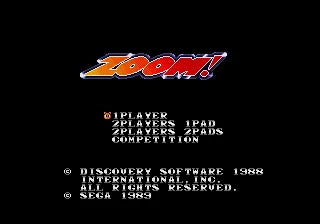 Zoom! - SEGA Mega Drive spill