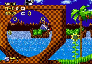 Sonic the Hedgehog - Sega Genesis spill - Retrospillkongen