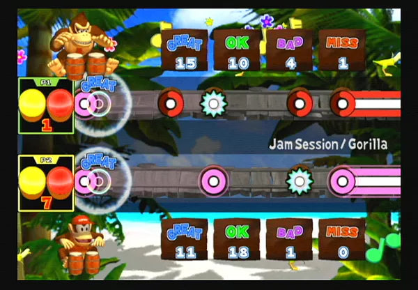 Donkey Konga - GameCube spill - Retrospillkongen