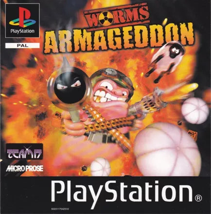 Worms: Armageddon - PS1 spill - Retrospillkongen
