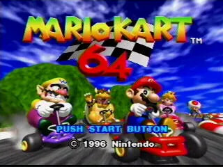 Renovert Mario Kart 64 - N64 spill - Retrospillkongen