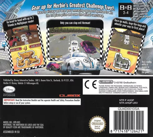 Disney's Herbie: Rescue Rally - Nintendo DS spill - Retrospillkongen
