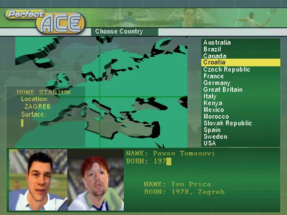 Perfect Ace: Pro Tournament Tennis - PS2 spill - Retrospillkongen