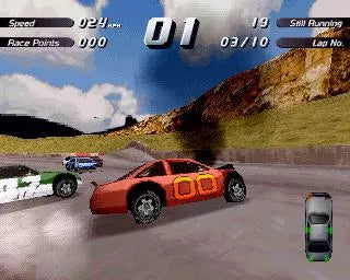 Destruction Derby 2 - PS1 spill - Retrospillkongen
