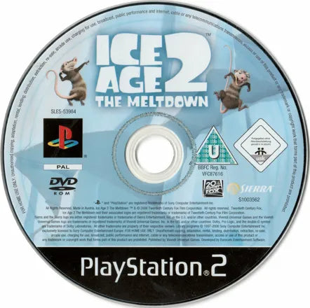 Ice Age 2: The Meltdown - PS2 spill