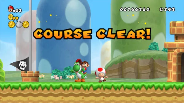 New Super Mario Bros. Wii - Wii spill (NTSC Versjon) - Retrospillkongen