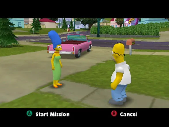 The Simpsons: Hit & Run - PS2 spill