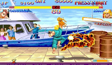Hyper Street Fighter II: The Anniversary Edition - PS2 spill - Retrospillkongen