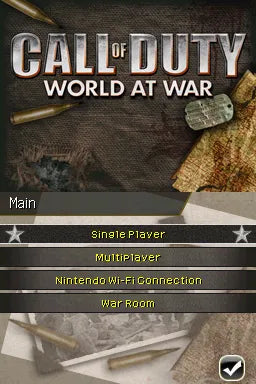 Call of Duty: World at War - Nintendo DS spill - Retrospillkongen