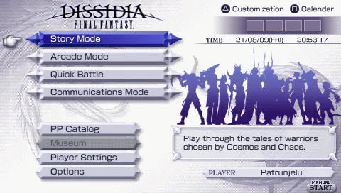 Dissidia: Final Fantasy - PSP spill