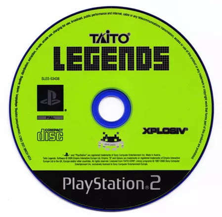 Taito Legends - PS2 spill - Retrospillkongen