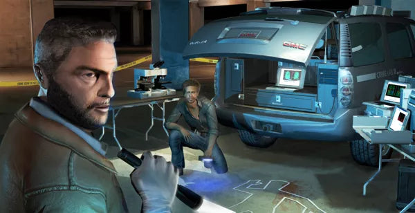 Renovert CSI: Crime Scene Investigation - 3 Dimensions of Murder - PS2 spill - Retrospillkongen