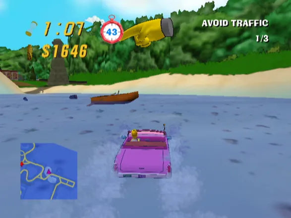 The Simpsons: Road Rage - PS2 Spill