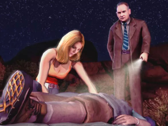 Renovert CSI: Crime Scene Investigation - 3 Dimensions of Murder - PS2 spill - Retrospillkongen