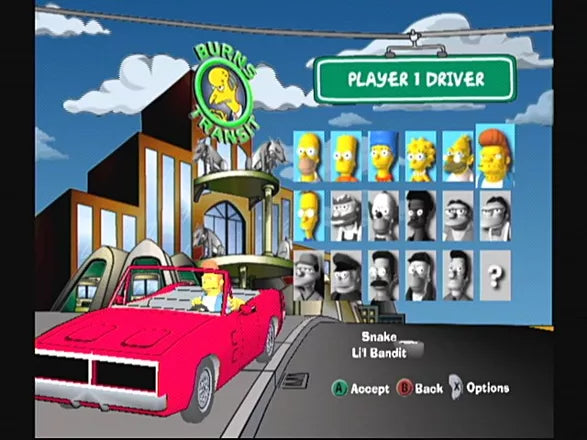 The Simpsons: Road Rage - PS2 Spill