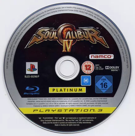 SoulCalibur IV - PS3 spill