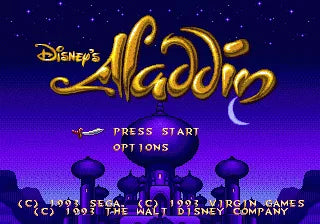 Disney's Aladdin - SEGA Mega Drive spill