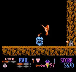 Wizards & Warriors - NES spill (I eske) - Retrospillkongen
