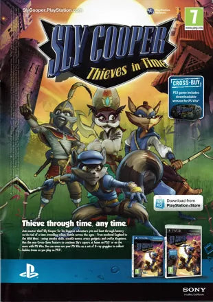 Sly Cooper: Thieves in Time - PS Vita spill - Retrospillkongen