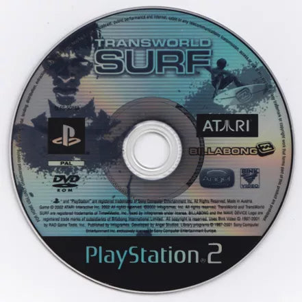 TransWorld Surf - PS2 spill - Retrospillkongen