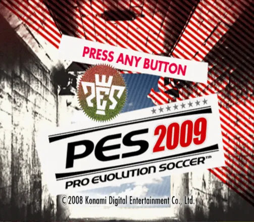 PES 2009: Pro Evolution Soccer - PS2 spill