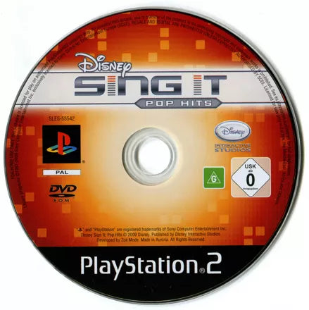 Disney Sing It: Pop Hits - PS2 spill - Retrospillkongen
