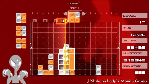 Lumines: Puzzle Fusion - PSP spill - Retrospillkongen