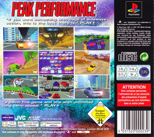 Peak Performance - PS1 spill - Retrospillkongen