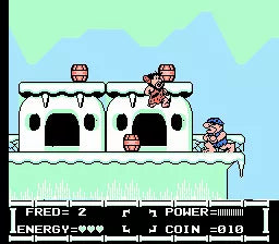The Flintstones: The Rescue of Dino & Hoppy - NES spill (I Eske) - Retrospillkongen