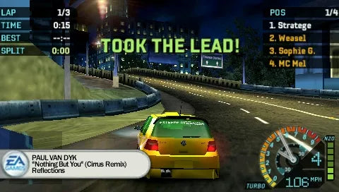 Need for Speed: Underground - Rivals - PSP spill