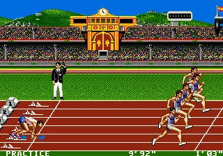 Olympic Gold: Barcelona '92 - SEGA Mega Drive spill