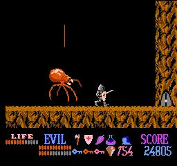 Wizards & Warriors - NES spill (I eske)