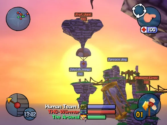 Worms 3D - Gamecube spill - Retrospillkongen