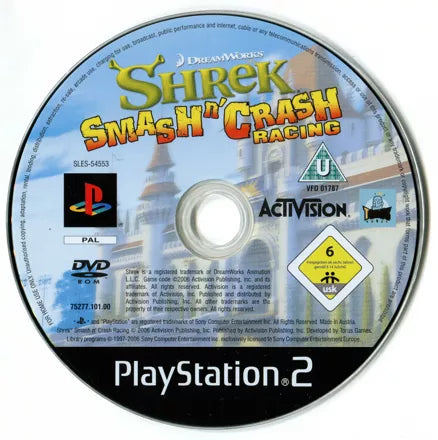 Shrek Smash N' Crash Racing - PS2 spill - Retrospillkongen
