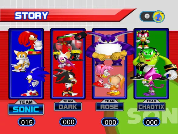 Sonic Heroes - PS2 spill - Retrospillkongen