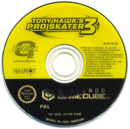 Tony Hawk's Pro Skater 3 - Gamecube Spill
