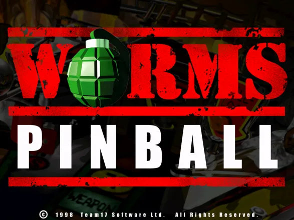 Worms Pinball - PS1 spill - Retrospillkongen