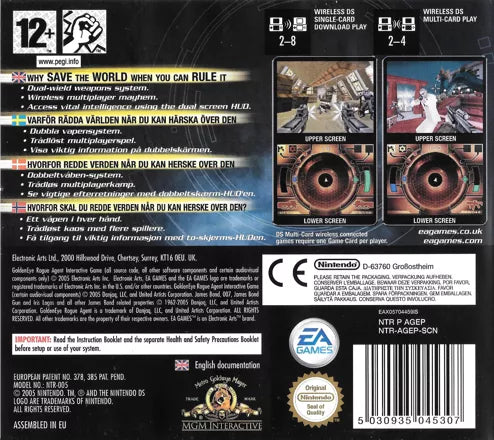 GoldenEye: Rogue Agent - Nintendo DS spill - Retrospillkongen
